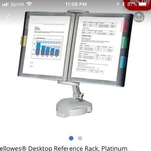Desk reference organizer